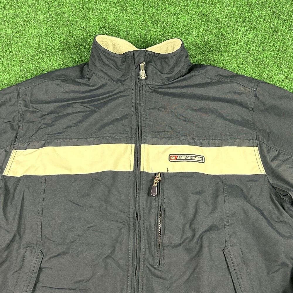 Vintage Abercrombie A/92 Mens XL Navy Blue Winter‎ Jacket Ski Snowboarding - Picture 3 of 14